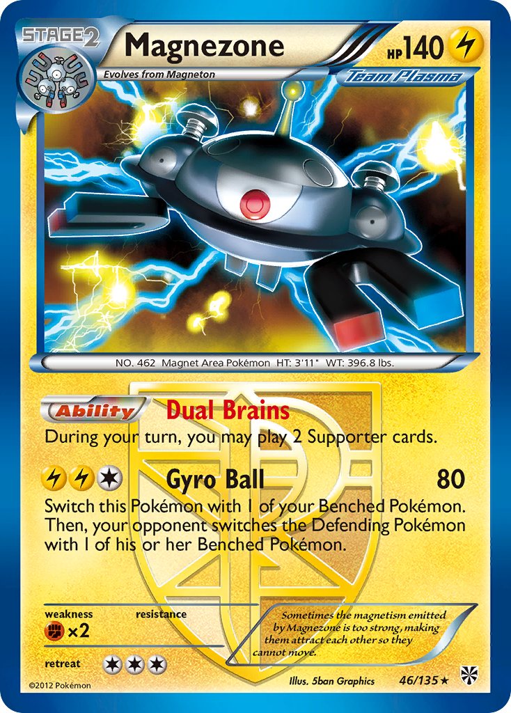 Magnezone (46/135) (Theme Deck Exclusive) [Black & White: Plasma Storm] | Total Play