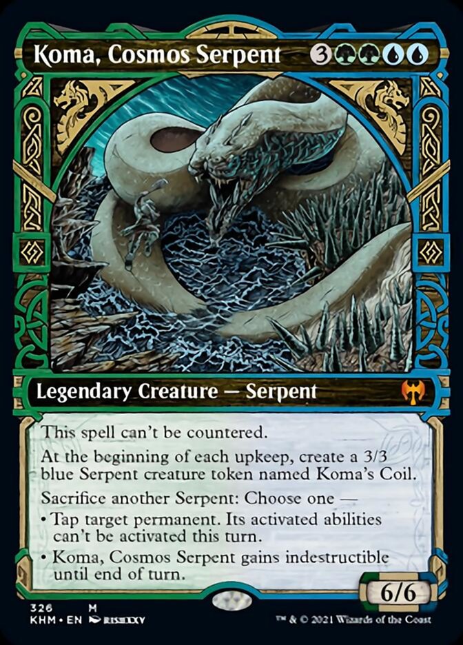 Koma, Cosmos Serpent (Showcase) [Kaldheim] | Total Play