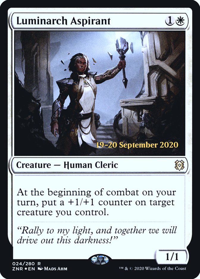 Luminarch Aspirant [Zendikar Rising Prerelease Promos] | Total Play