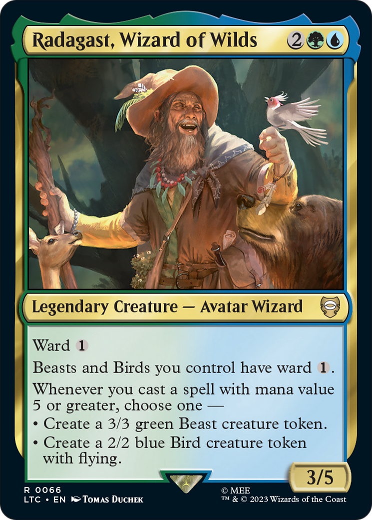 Radagast, Wizard of Wilds [The Lord of the Rings: Tales of Middle-Earth Commander] | Total Play