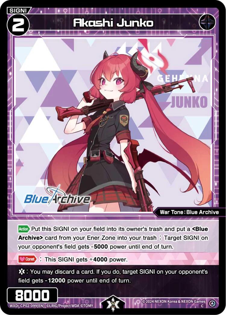 Akashi Junko (WXDi-CP02-099[EN]) [Blue Archive DIVA] | Total Play