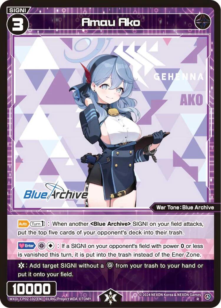 Amau Ako (WXDi-CP02-102[EN]) [Blue Archive DIVA] | Total Play