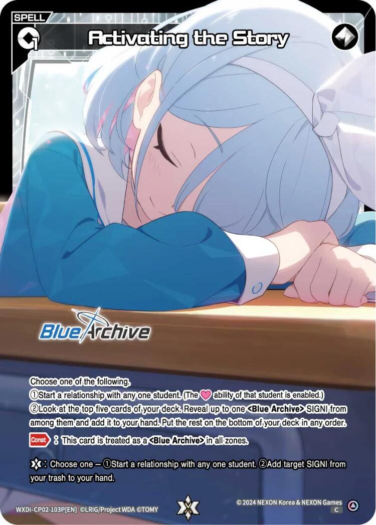 Activating the Story (Parallel) (WXDi-CP02-103P[EN]) [Blue Archive DIVA] | Total Play