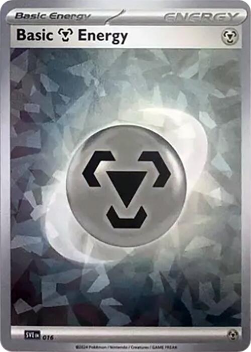 Basic Metal Energy (016) (Cracked Ice Holo) [Scarlet & Violet: Stellar Crown] | Total Play