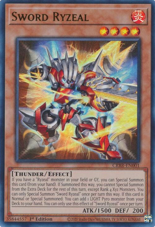 Sword Ryzeal [CRBR-EN001] Ultra Rare | Total Play