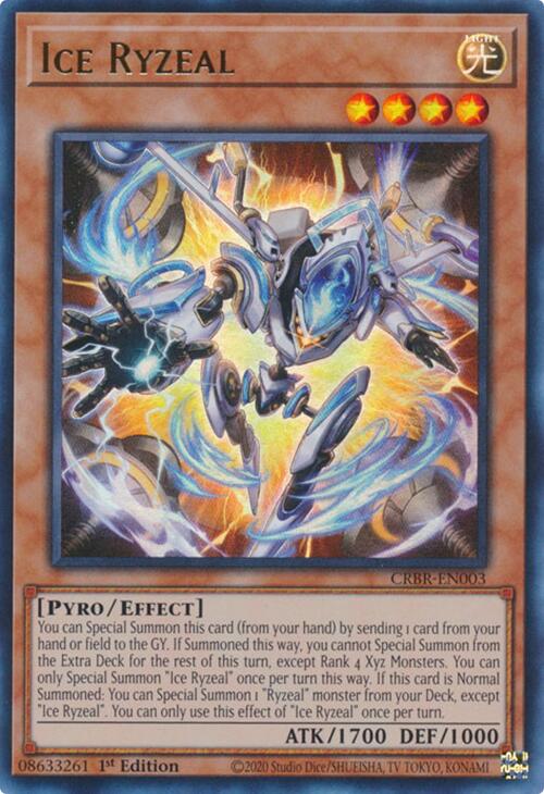 Ice Ryzeal [CRBR-EN003] Ultra Rare | Total Play