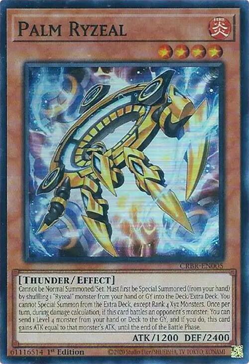 Palm Ryzeal (SR) [CRBR-EN005] Super Rare | Total Play
