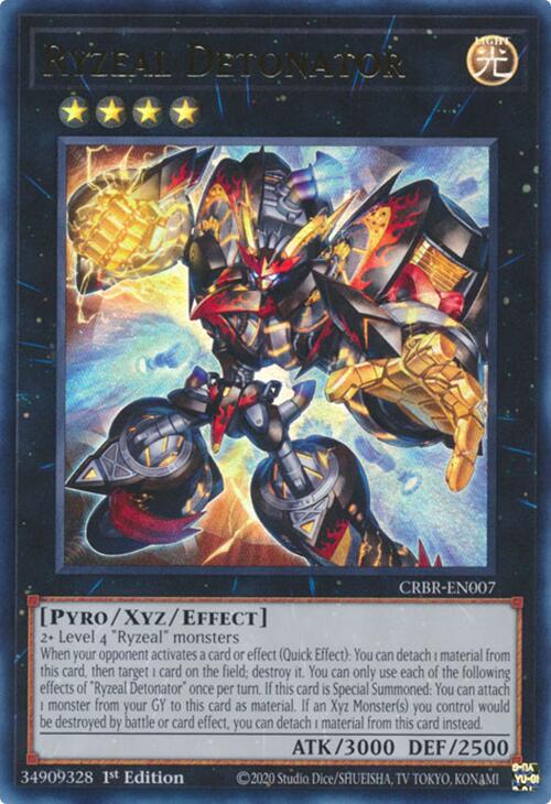 Ryzeal Detonator [CRBR-EN007] Ultra Rare | Total Play