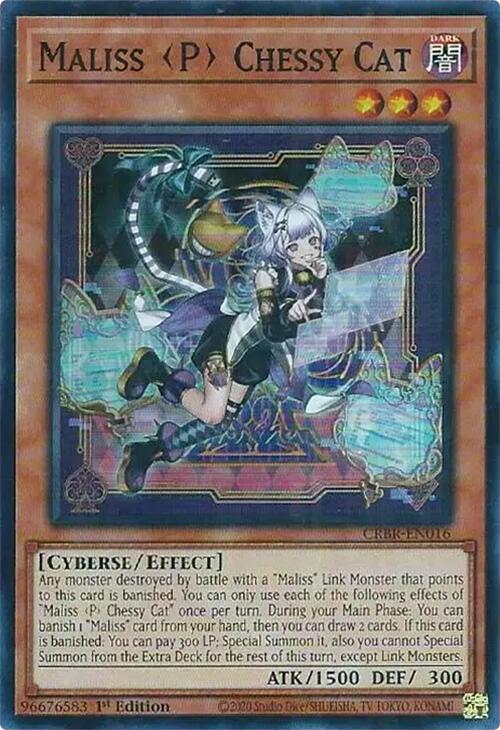 Maliss P Chessy Cat [CRBR-EN016] Super Rare | Total Play