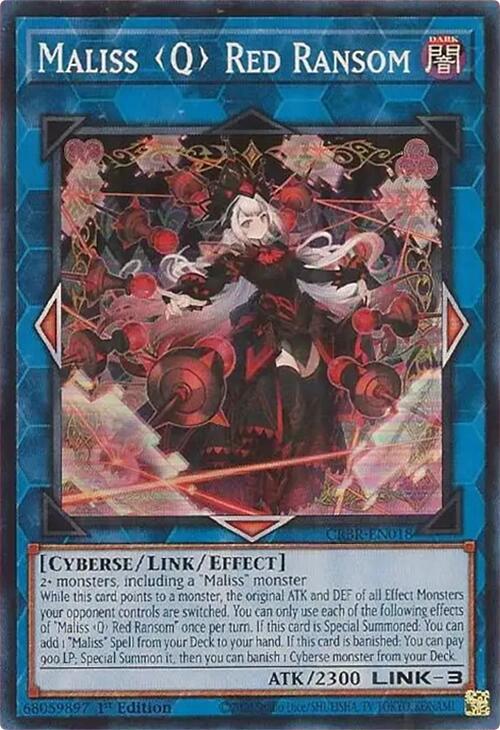 Maliss Q Red Ransom [CRBR-EN018] Super Rare | Total Play