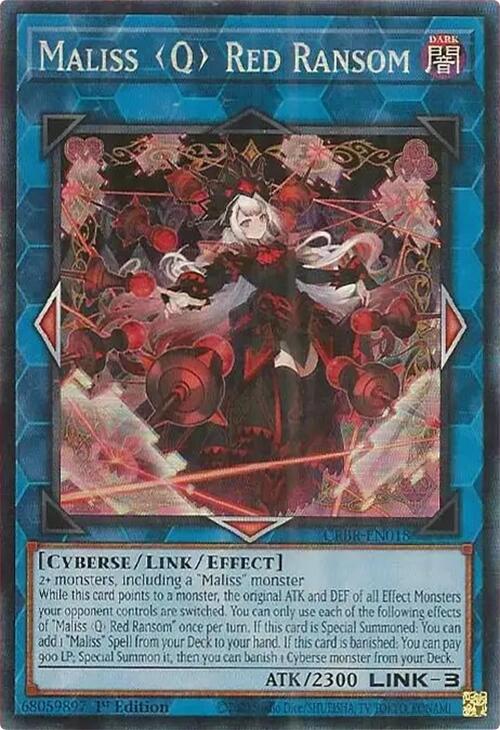 Maliss Q Red Ransom (CR) [CRBR-EN018] Collector's Rare | Total Play