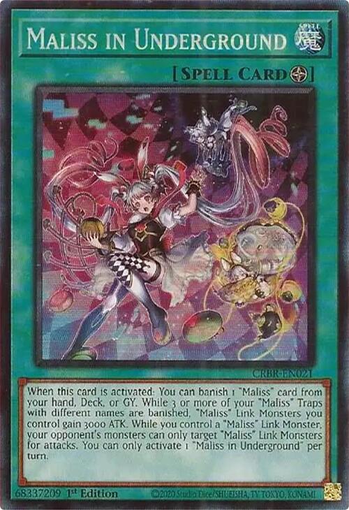 Maliss in Underground (CR) [CRBR-EN021] Collector's Rare | Total Play