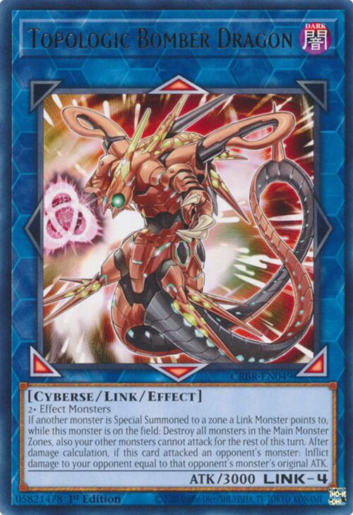 Topologic Bomber Dragon [CRBR-EN049] Rare | Total Play