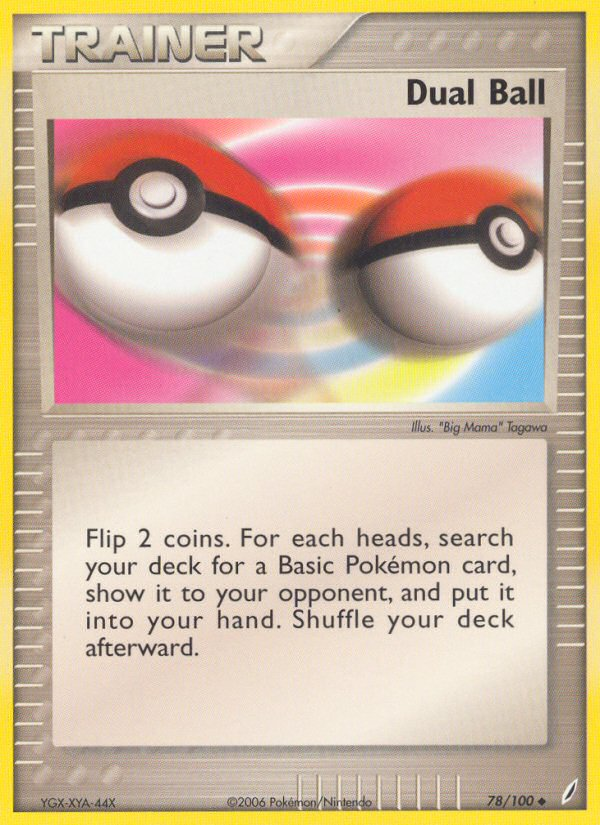 Dual Ball (78/100) [EX: Crystal Guardians] | Total Play