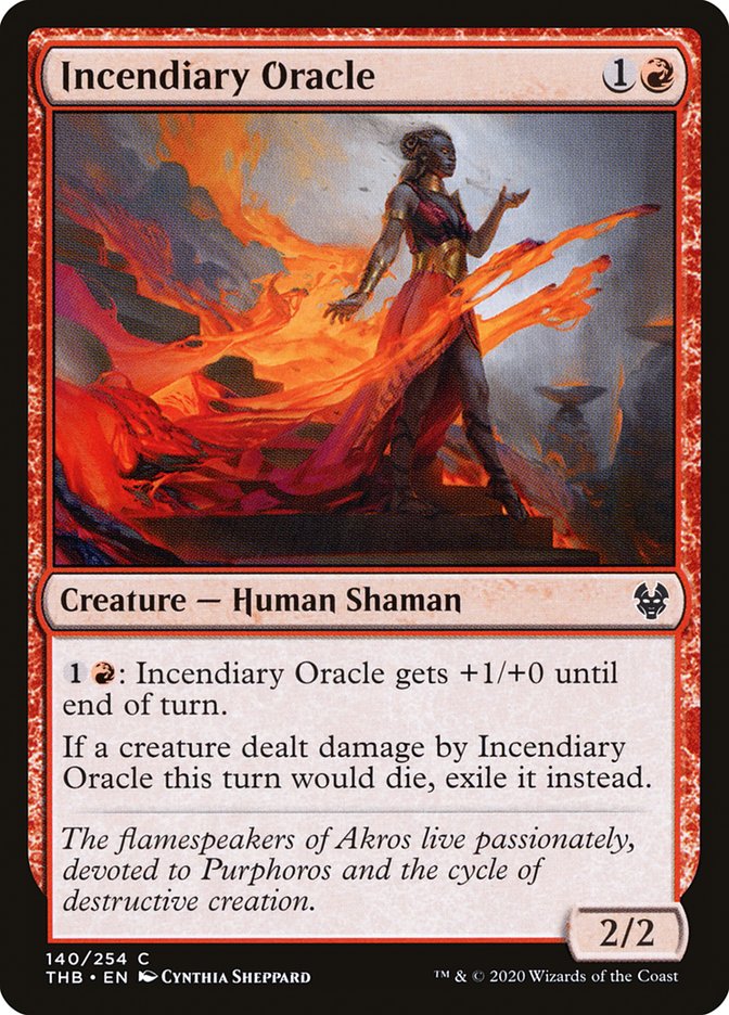 Incendiary Oracle [Theros Beyond Death] | Total Play