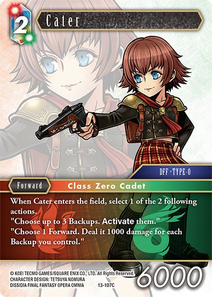 Cater [Opus XIII: Crystal Radiance] | Total Play
