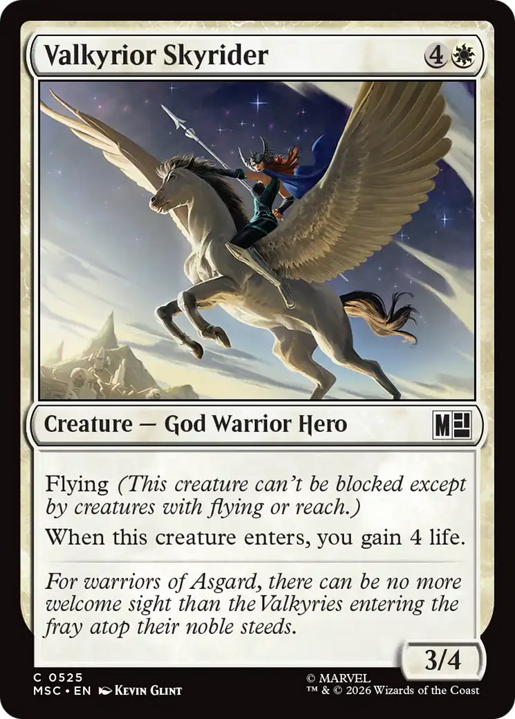 Valkyrior Skyrider [Marvel Super Heroes Commander] | Total Play