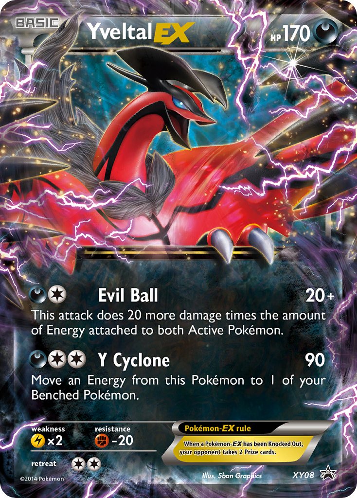 Yveltal EX (XY08) [XY: Black Star Promos] | Total Play