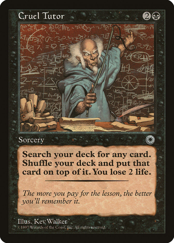 Cruel Tutor [Portal] | Total Play