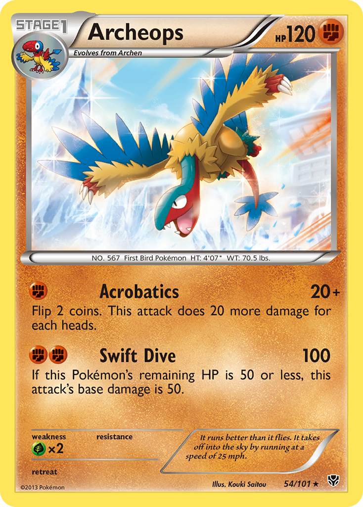Archeops (54/101) [Black & White: Plasma Blast] | Total Play
