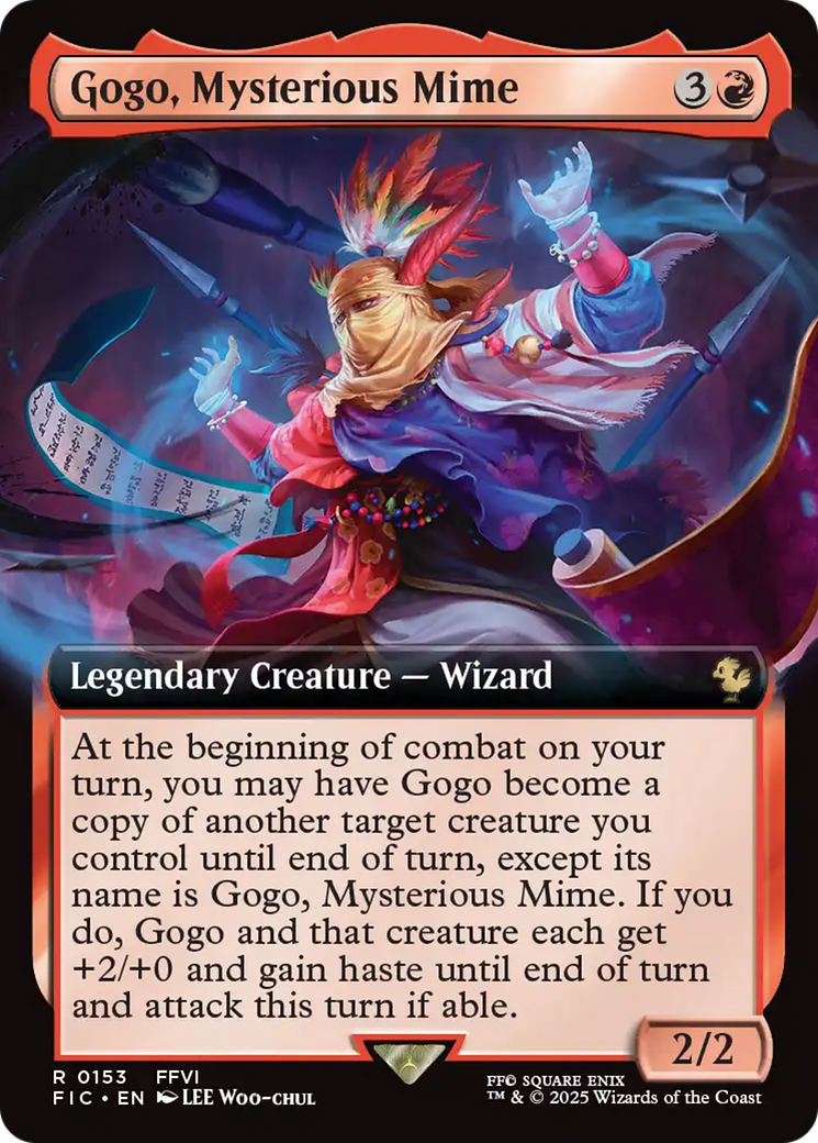 Gogo, Mysterious Mime (Extended Art) [FINAL FANTASY Commander] | Total Play