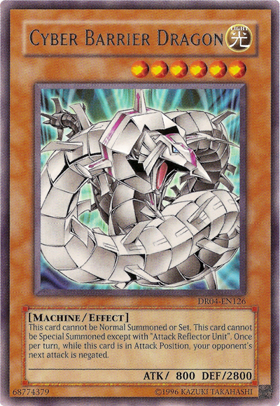 Cyber Barrier Dragon [DR04-EN126] Rare | Total Play