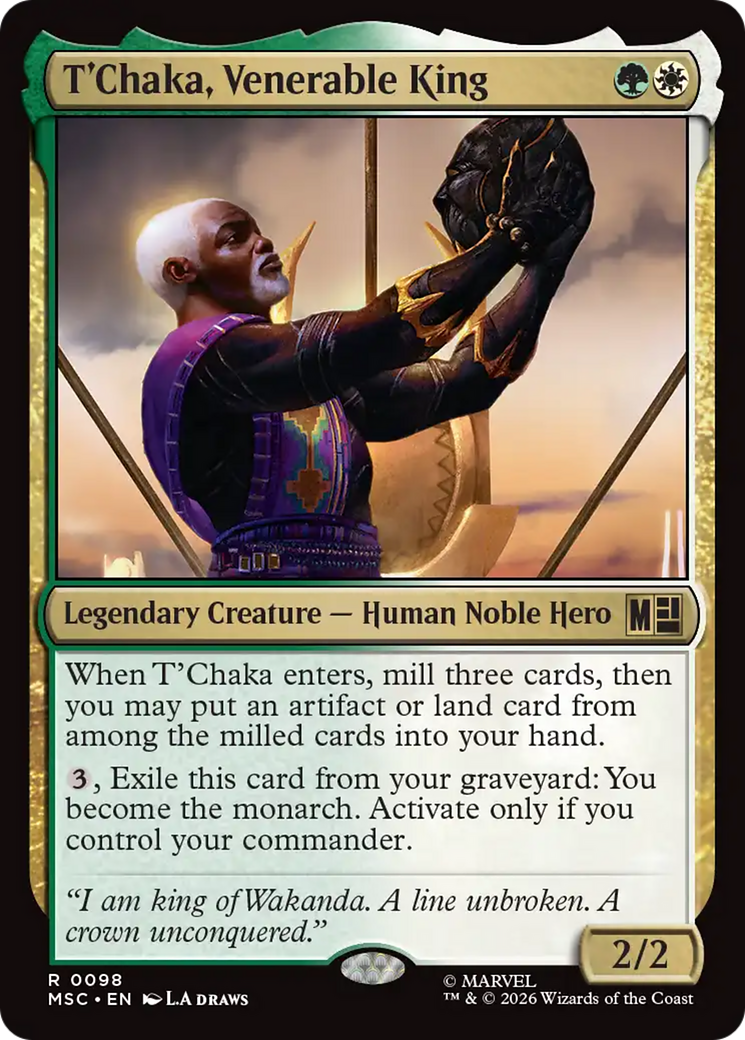T'Chaka, Venerable King [Marvel Super Heroes Commander] | Total Play