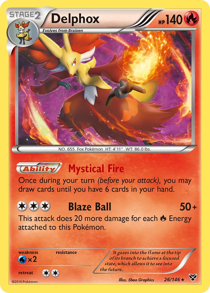 Delphox (26/146) (Theme Deck Exclusive) [XY: Base Set] | Total Play