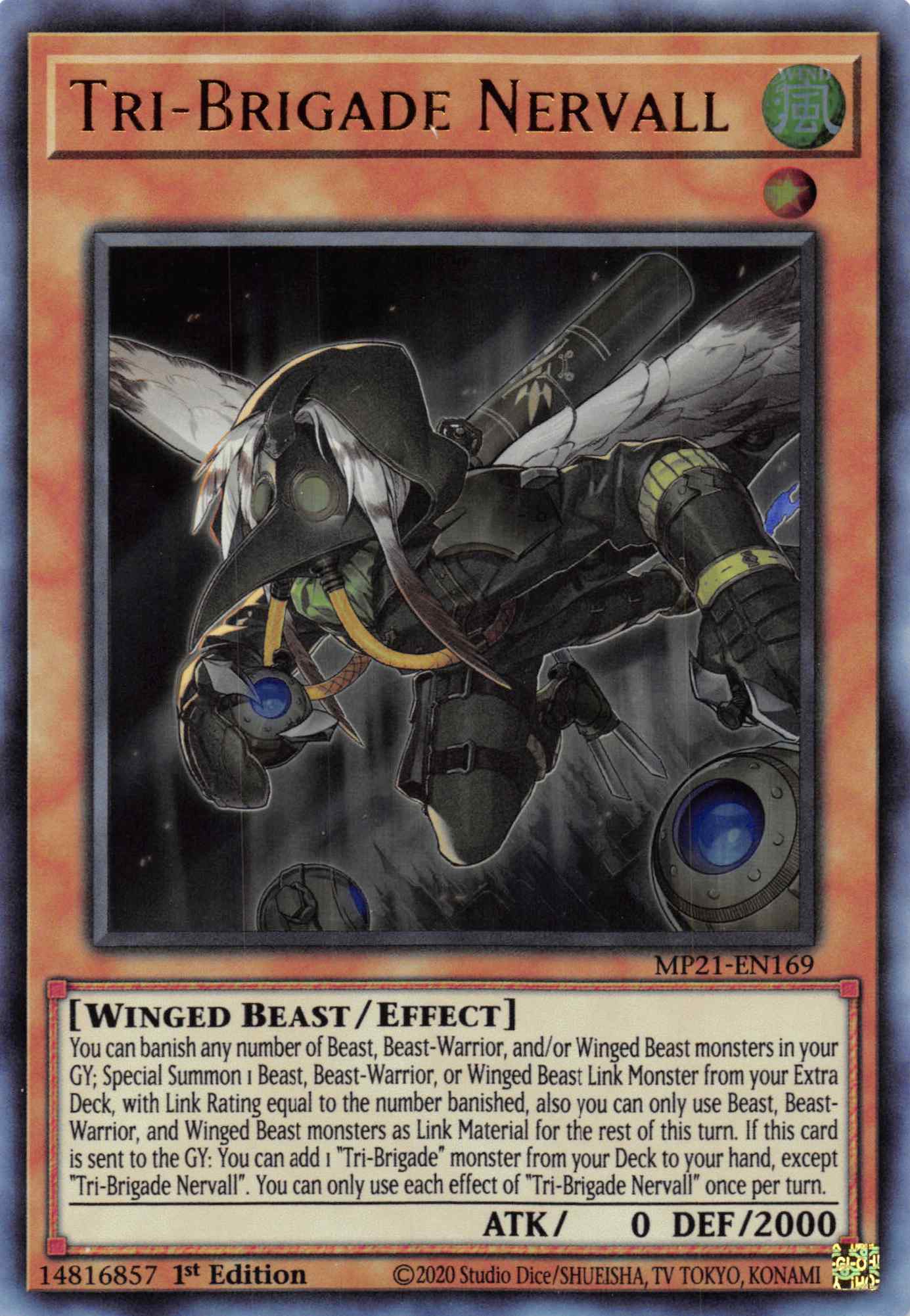 Tri-Brigade Nervall [MP21-EN169] Ultra Rare | Total Play