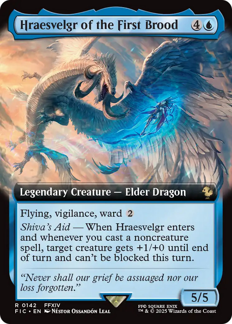 Hraesvelgr of the First Brood (Extended Art) [FINAL FANTASY Commander] | Total Play