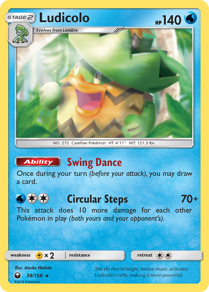 Ludicolo (38/168) [Sun & Moon: Celestial Storm] | Total Play