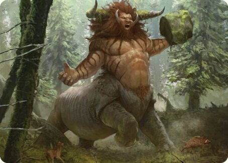 Stonehoof Chieftain Art Card [Commander Masters Art Series] | Total Play