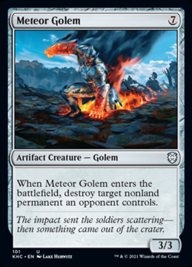 Meteor Golem [Kaldheim Commander] | Total Play