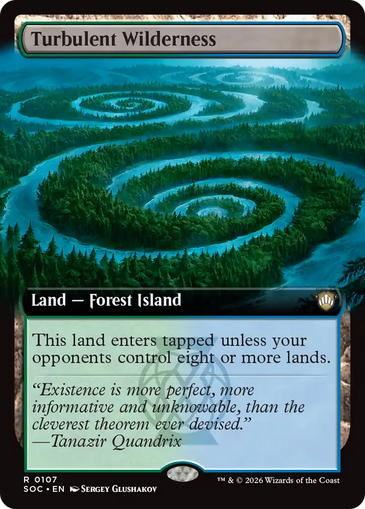 Turbulent Wilderness (Extended Art) [Secrets of Strixhaven Commander] | Total Play