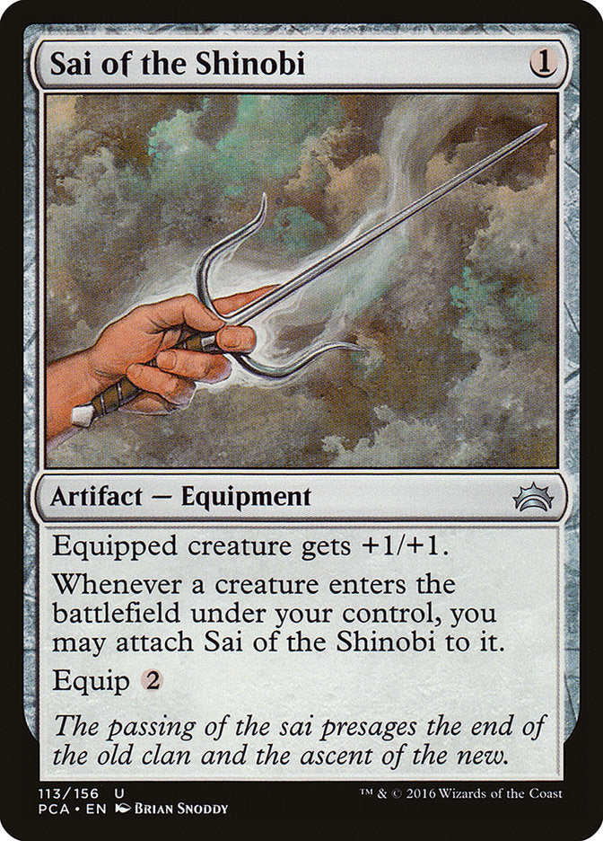 Sai of the Shinobi [Planechase Anthology] | Total Play