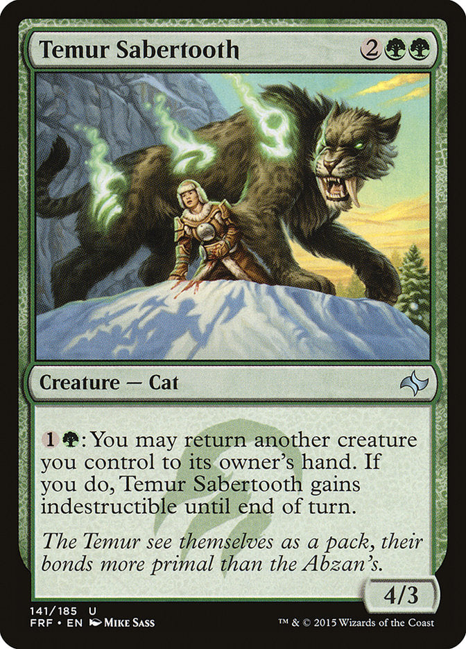 Temur Sabertooth [Fate Reforged] | Total Play