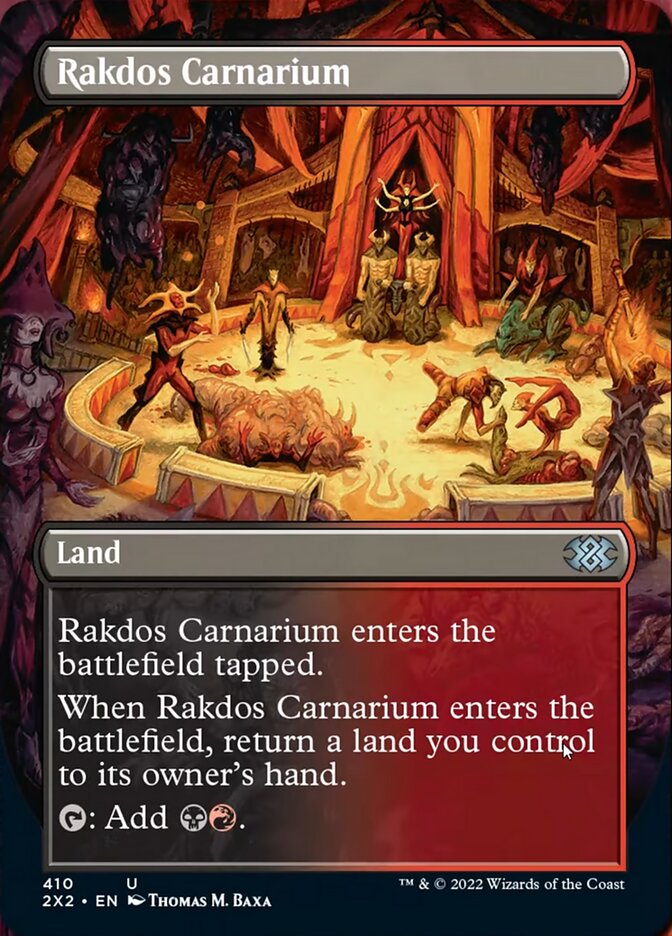 Rakdos Carnarium (Borderless Alternate Art) [Double Masters 2022] | Total Play