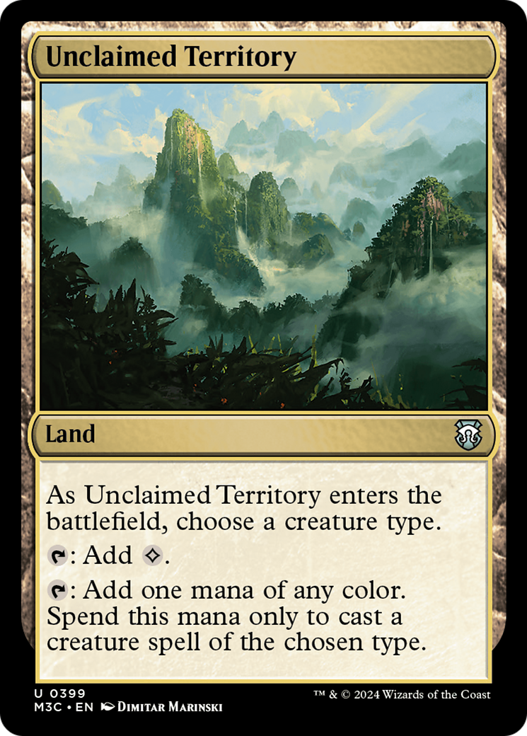 Unclaimed Territory (Ripple Foil) [Modern Horizons 3 Commander] | Total Play