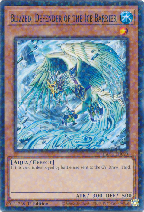 Blizzed, Defender of the Ice Barrier (Duel Terminal) [HAC1-EN029] Common | Total Play