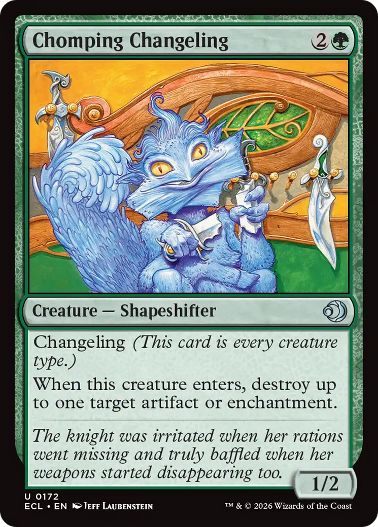 Chomping Changeling [Lorwyn Eclipsed] | Total Play