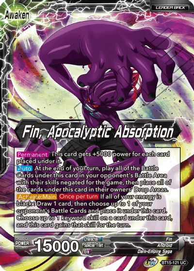 Fin // Fin, Apocalyptic Absorption (BT15-121) [Saiyan Showdown] | Total Play