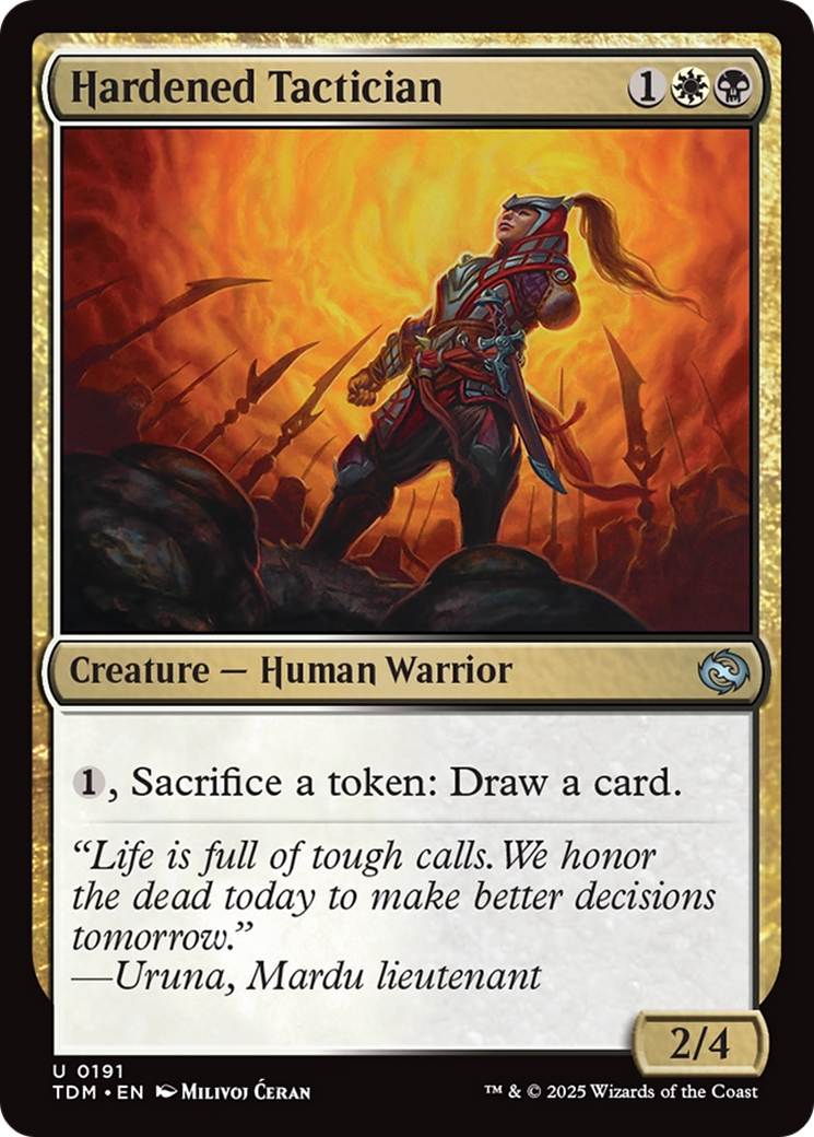 Hardened Tactician [Tarkir: Dragonstorm] | Total Play