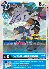 WereGarurumon [P-008] (Online Regional - Participant) [Promotional Cards] | Total Play