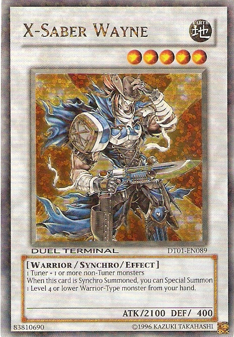 X-Saber Wayne [DT01-EN089] Ultra Rare | Total Play