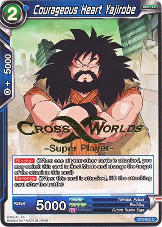 Courageous Heart Yajirobe (Super Player Stamped) (BT2-052) [Tournament Promotion Cards] | Total Play