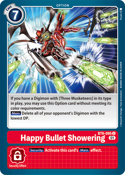 Happy Bullet Showering [BT6-095] [Double Diamond] | Total Play