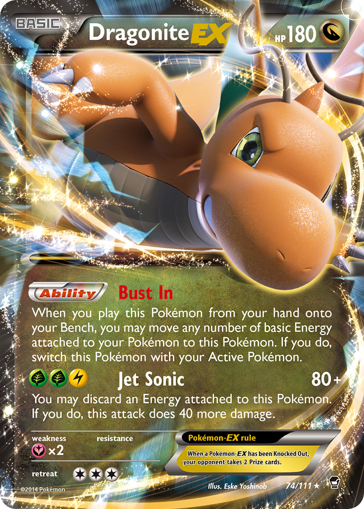 Dragonite EX (74/111) [XY: Furious Fists] | Total Play