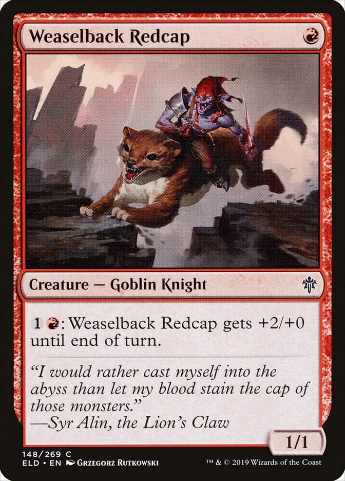 Weaselback Redcap [Throne of Eldraine] | Total Play