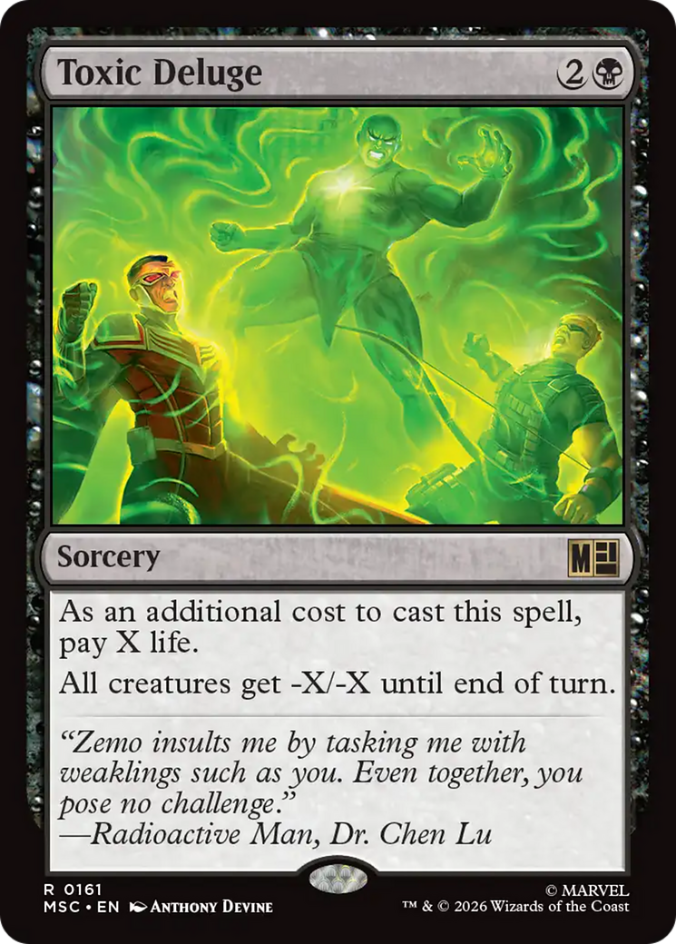Toxic Deluge [Marvel Super Heroes Commander] | Total Play