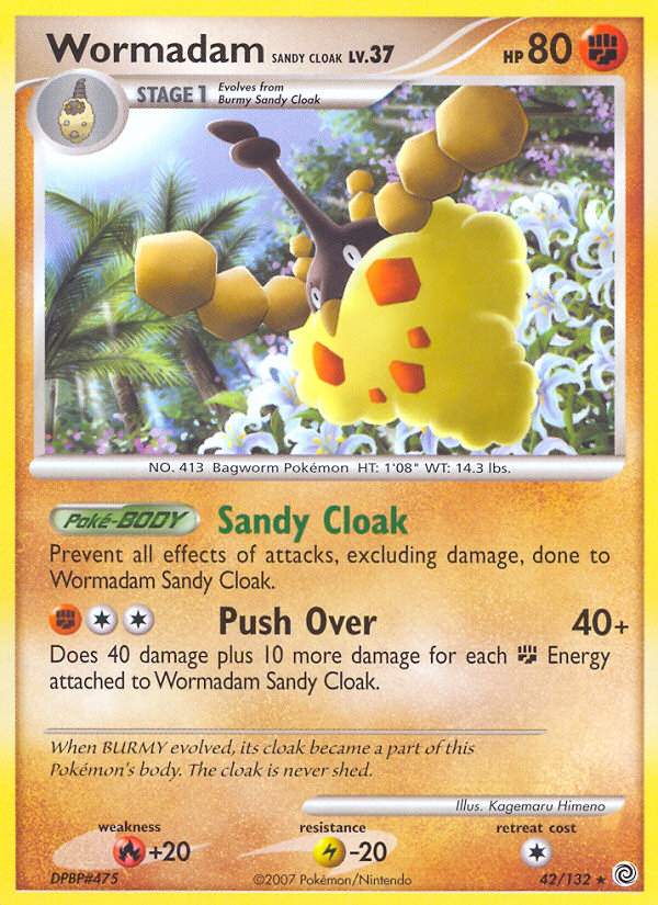 Wormadam Sandy Cloak (42/132) [Diamond & Pearl: Secret Wonders] | Total Play